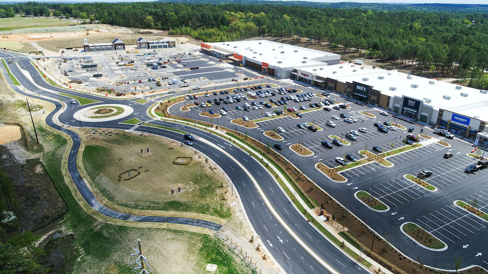 Airel view of Morganton Park.