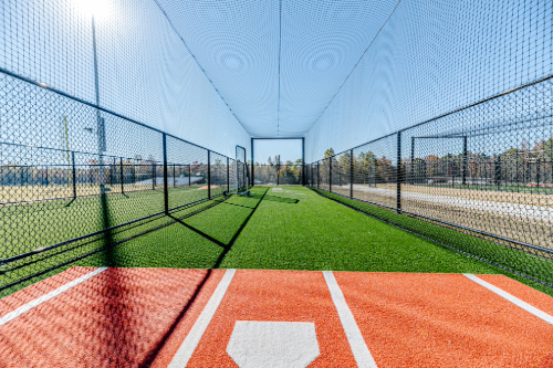 batting cages at lee county athletic park by sanford contractors