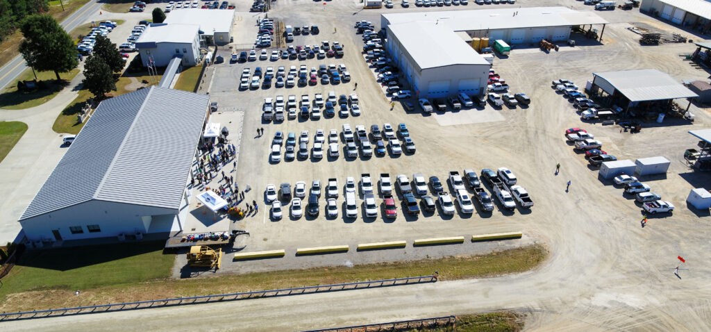 Parking lot full at Partner Appreciation Day