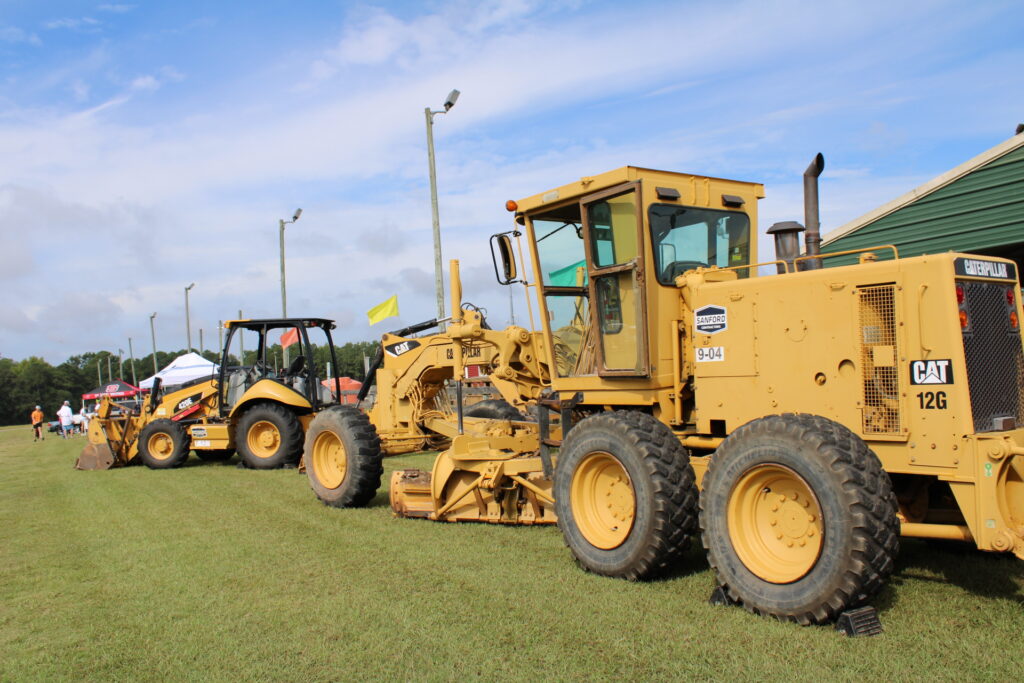 SCI equipment staged for photo opportunities at Family Day 