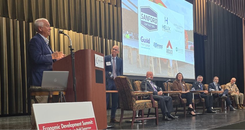 econ dev 1 Donnie speaking at inaugural economic development summit