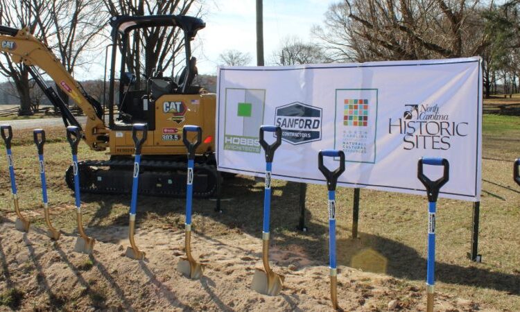 House in the Horseshoe Visitor Center Groundbreaking