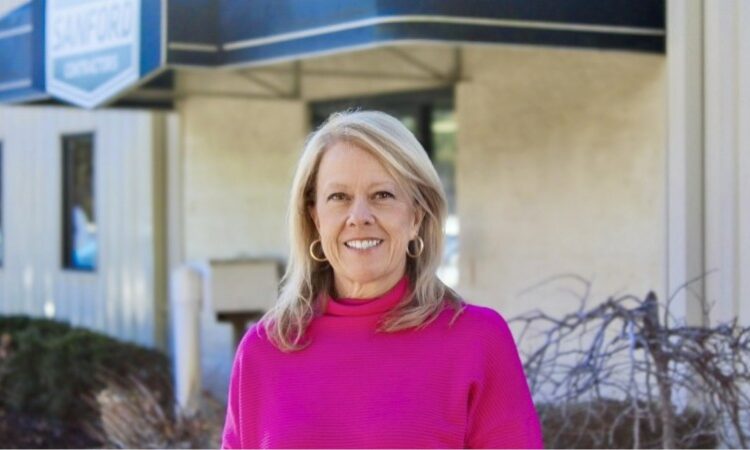 Photo of Barbara Angell, CFO of Sanford Contractors